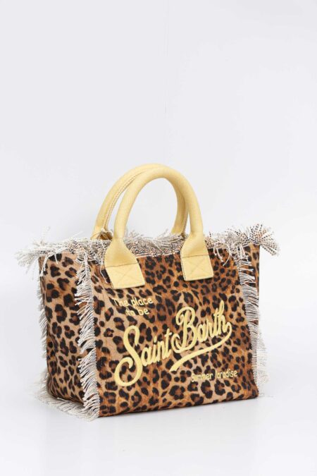 MC2 SAINT BARTH-BORSA CANVAS PICCOLA-MC2COLETTE04176H LEOPARD TU