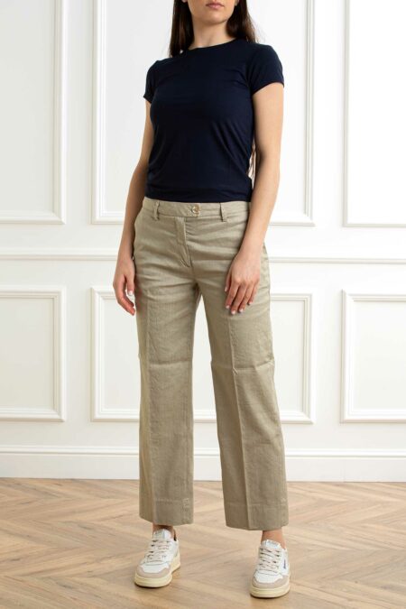 RE-HASH-PANT. NELLY chinos donna-RHP390LS3L063 BEIGE 28