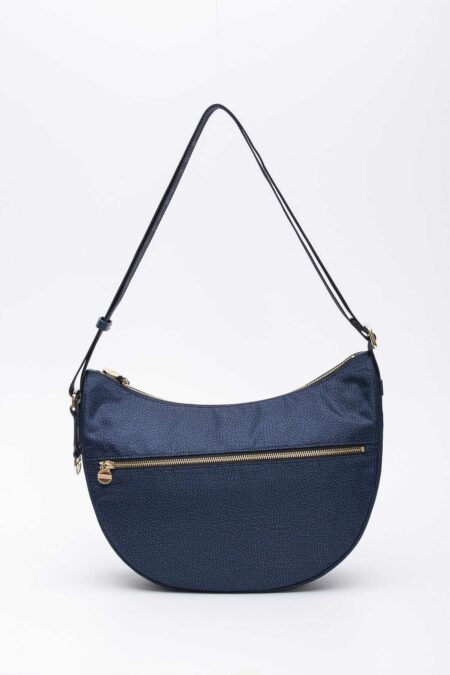BORBONESE-BORSA LUNA BAG MIDDLE-BO934108I15CC BLU TU