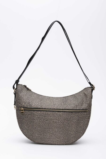 BORBONESE-BORSA LUNA BAG MIDDLE-BO934108I15CC NATURALE TU