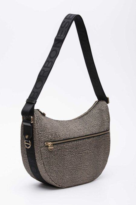 BORBONESE-BORSA LUNA BAG MIDDLE-BO934108I15CC NATURALE TU