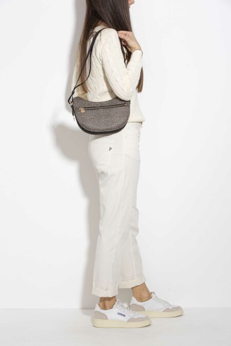 BORBONESE-BORSA LUNA BAG MINI-BO934137I15CC NATURALE TU