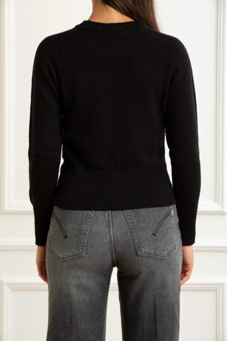 ALPHA-MAGLIA GIROCOLLO M/L-100% MERINOS-APAD4080C52A NERO 46