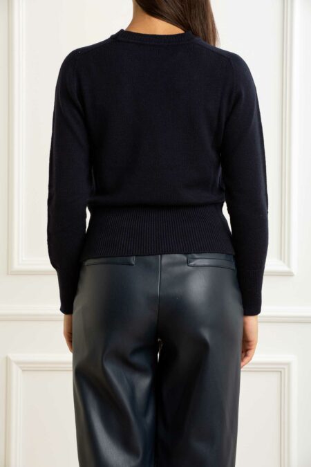 ALPHA-MAGLIA GIROCOLLO M/L-100% MERINOS-APAD4080C52A NOTTE 46