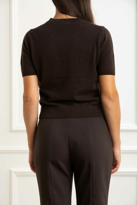 ALPHA-MAGLIA GIROCOLLO CROP M/M-APAD4150C MORO 46