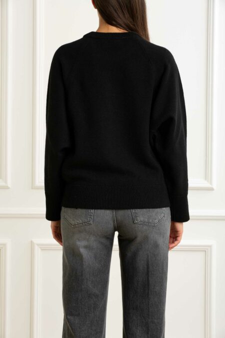 ALPHA-GIROCOLLO RAGLAN M/L-APAD4160C NERO 44