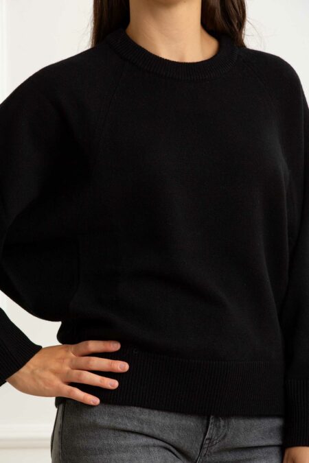 ALPHA-GIROCOLLO RAGLAN M/L-APAD4160C NERO 44