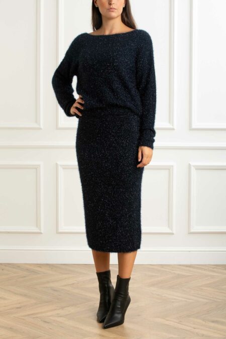 ALPHA-MAGLIA SCOLLO BARCA M/L-APAD4450C NOTTE 44