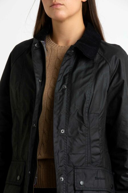 BARBOUR-GIUBBINO BEADNELL WAX DONNA-BBLWX0667LWXA25 BLACK 44