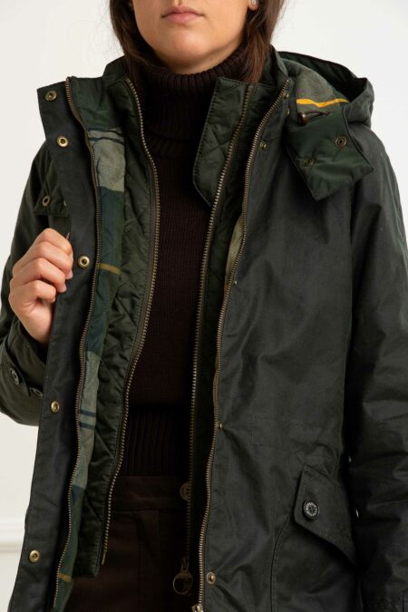 BARBOUR-GIUBBINO CANNICH WAX DONNA-BBLWX1179LWXA25 SAGE 44