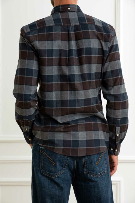 BARBOUR-CAMICIA UOMO-BBMSH5057MSH DARKOAK XL