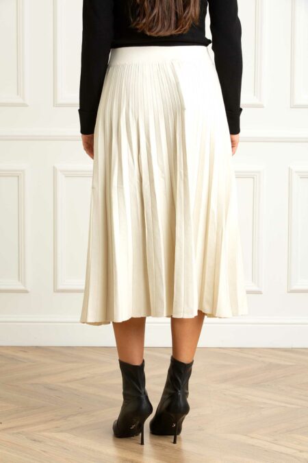 BLUGIRL-GONNA MAGLIA MELAN M/VISCOSA-BGRF5207MA41R CHALK S