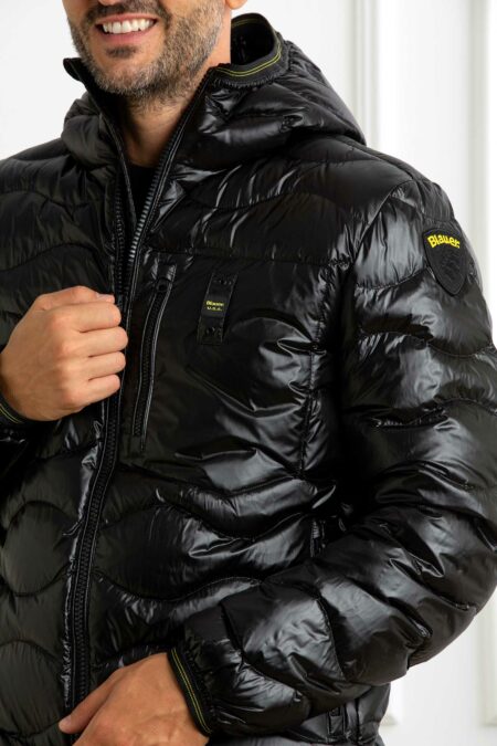 BLAUER-PIUMINO CAPP. WAVE UOMO-BLBLUC03074006355 NERO XL