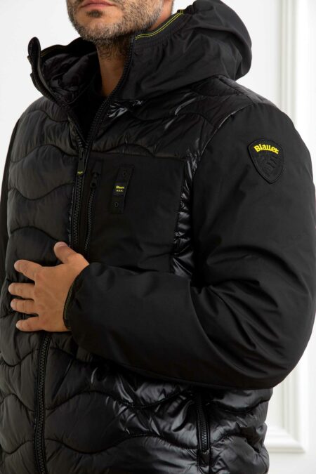 BLAUER-PIUMINO CAPP. ALBERT UOMO-BLBLUC08078006355 NERO XXL