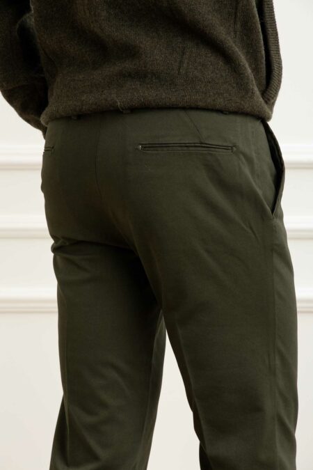 BRO SHIP-PANTALONE STRETTO-BROMIAMICAPRI8375 MILITARE 36