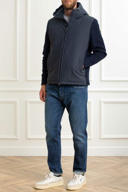 COLMAR ORIGINALS-GIUBBINO C/CAPP. IN TESS.TECNICO-COL11508ZR BLU 52