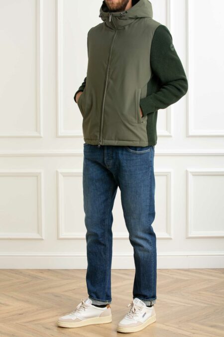 COLMAR ORIGINALS-GIUBBINO C/CAPP. IN TESS.TECNICO-COL11508ZR VERDE 54