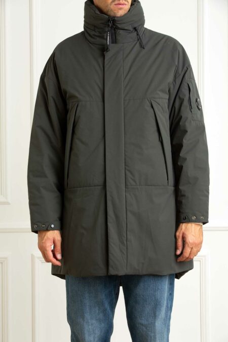 CP COMPANY-LONG JACKET IN PRO-TEK-CP19CMOW008A110264A DARKSHADOW XL