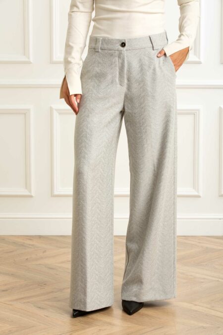 CRUNA-PANTALONE DONNA-CRUANDREA2516 PERLA 44