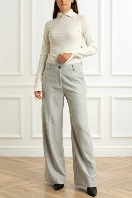 CRUNA-PANTALONE DONNA-CRUANDREA2516 PERLA 44