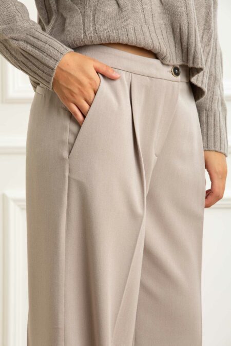 CRUNA-PANTALONE DONNA-CRUCORA2514 BEIGE 46