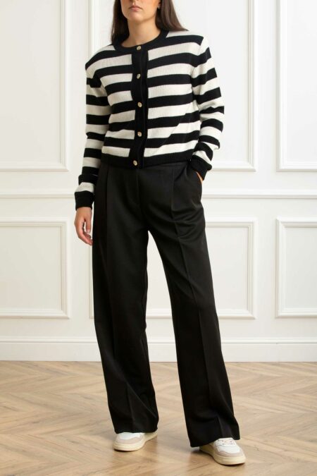 CRUNA-PANTALONE DONNA-CRUCORA2514 NERO 46