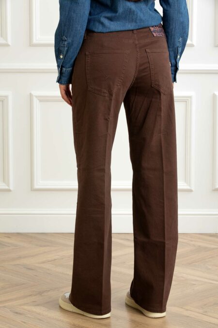 DONDUP-PANTALONE JACKLIN BOT GIOIE DONNA-DDDP427BGSE043 MARRONE 30
