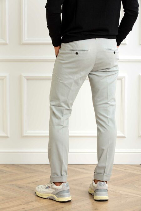 DONDUP-PANTALONE GAUBERT PTD-DDUP235GSE043 GHIACCIO 36