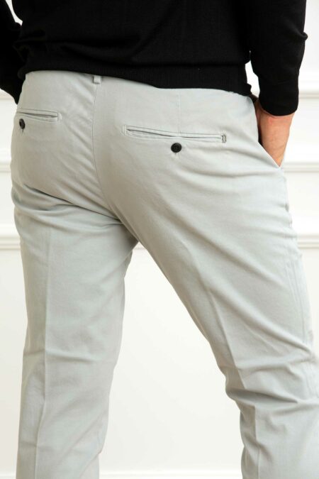 DONDUP-PANTALONE GAUBERT PTD-DDUP235GSE043 GHIACCIO 36