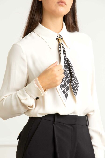 ELISABETTA FRANCHI-CAMICIA-EFCA09356E2 MILK 44