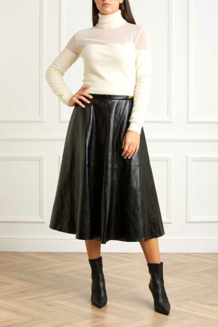 ELISABETTA FRANCHI-MAGLIA TRICOT-EFMK54T57E2 MILK 44