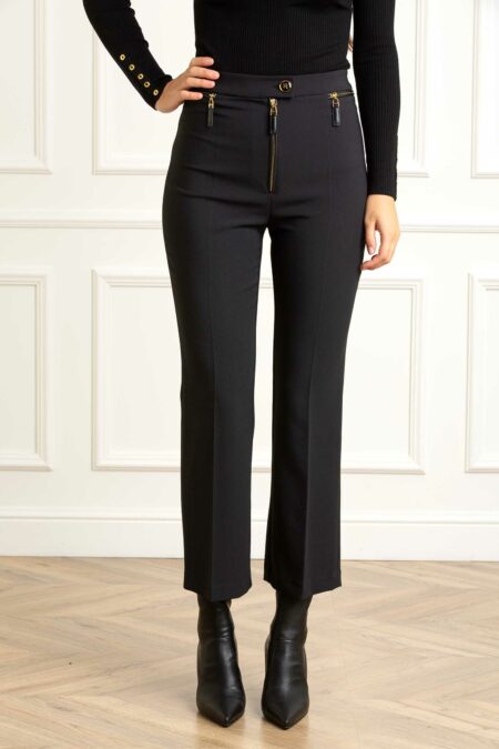 ELISABETTA FRANCHI-PANTALONE-EFPA10856E2 NERO 44