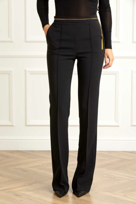 ELISABETTA FRANCHI-PANTALONE-EFPA14157E2 NERO 46