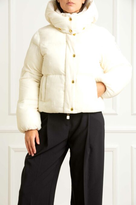 ELISABETTA FRANCHI-GIACCA IMBOTTITA-EFPI82D56E2 MILK 44