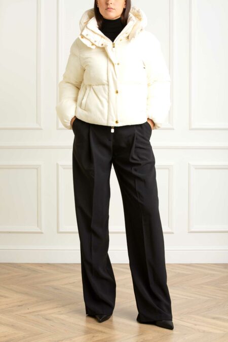 ELISABETTA FRANCHI-GIACCA IMBOTTITA-EFPI82D56E2 MILK 44