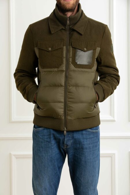 HARMONT & BLAINE-GIUBBINO TASCHE UOMO-HAK0P2770406501 VERDE 3XL