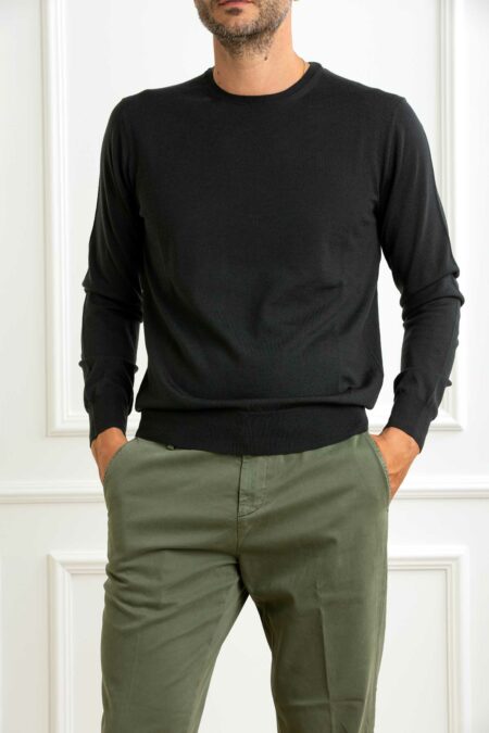 HOSIO-MAGLIA GIRO F16 100% LANA-HO100M01A25 FUMO XL