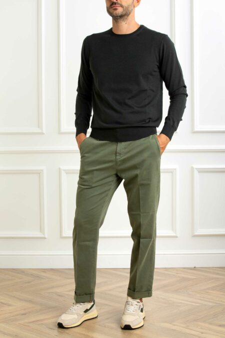 HOSIO-MAGLIA GIRO F16 100% LANA-HO100M01A25 FUMO XL