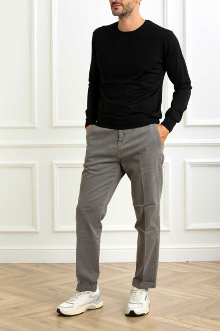 HOSIO-MAGLIA GIRO F16 100% LANA-HO100M01A25 NERO XL