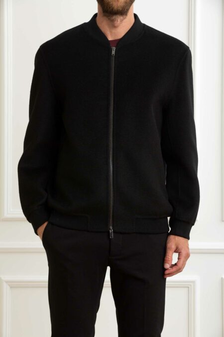 HOSIO-BOMBER IN LANA-HO420F108 NERO 52