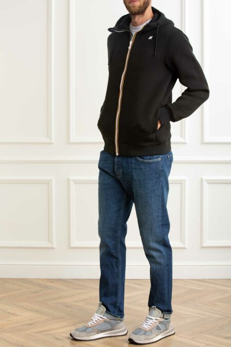 K-WAY-MAGLIA PILE RAINER SPACER-KWK2141DWA25 BLACKPURE XL