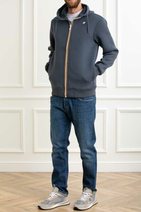 K-WAY-MAGLIA PILE RAINER SPACER-KWK2141DWA25 BLUEAIRF XL