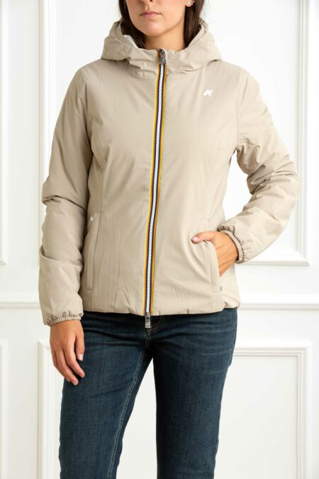 K-WAY-GIUBBINO LILY ST WARM DOUBLE-KWK6128TW BEIGE XL