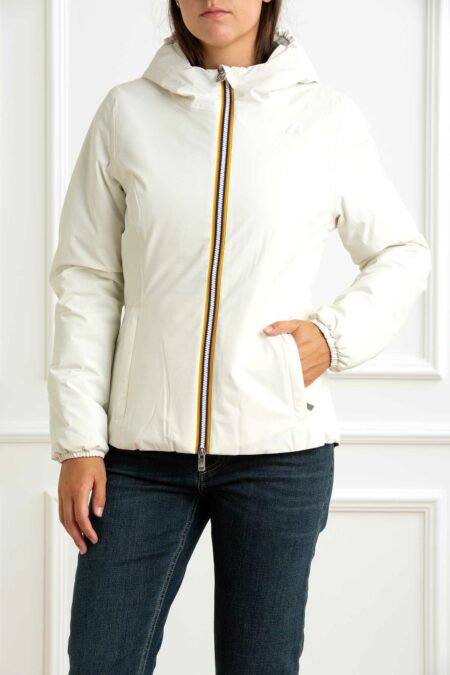 K-WAY-GIUBBINO LILY ST WARM DOUBLE-KWK6128TW WHITEGAR S