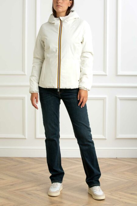 K-WAY-GIUBBINO LILY ST WARM DOUBLE-KWK6128TW WHITEGAR S