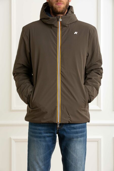 K-WAY-GIUBBINO ST WARM DOUBLE-KWK6128VWA25 BLACKOLIVE XXL