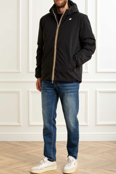 K-WAY-GIUBBINO ST WARM DOUBLE-KWK6128VWA25 BLACKPURE XXL