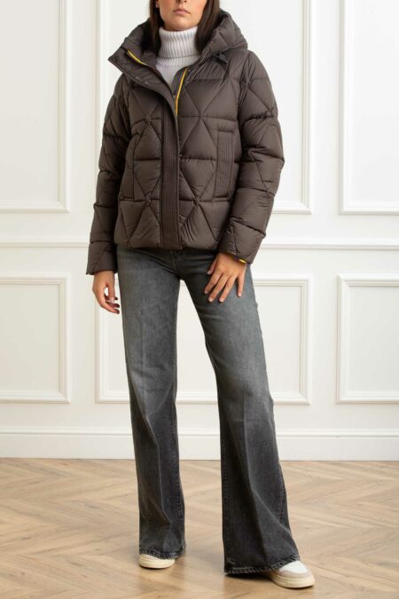 K-WAY-GIUBBINO LETHILLE THERMO MICROF.-KWK7136KW BLACKOLIVE S