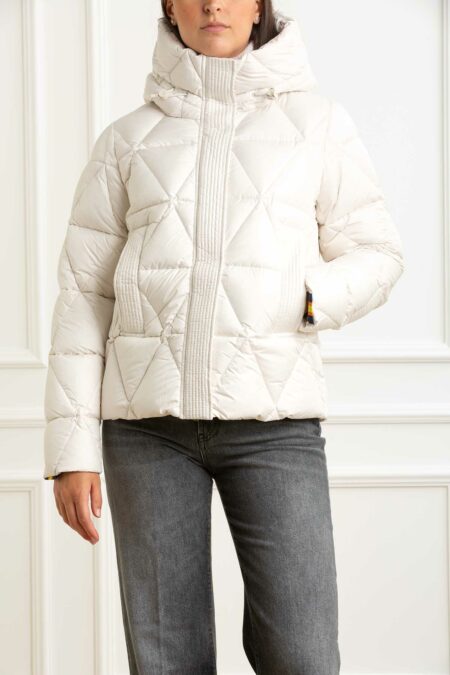 K-WAY-GIUBBINO LETHILLE THERMO MICROF.-KWK7136KW WHITEGAR S