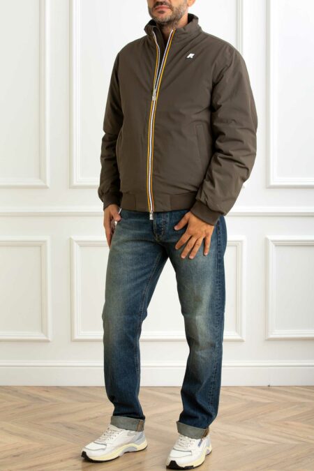 K-WAY-GIUBBINO ARSENE TS WARM DOUBLE-KWK8136SW BLACKOLIVE XL